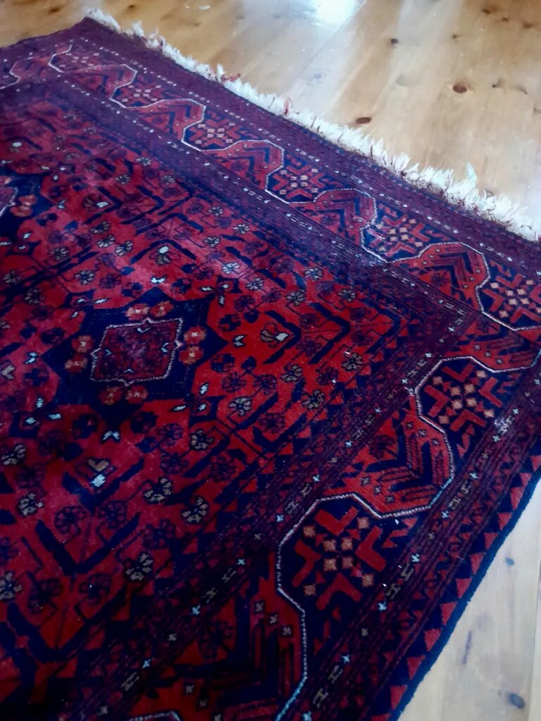 El dokuma İran halı - 12