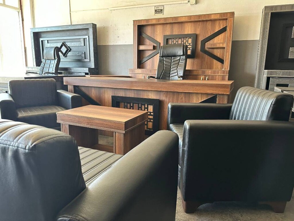 NET OFİS MOBİLYALARI MAKAM TAKIMI KOLTUKLAR DAHİL 9 PARÇA 220CM - 6