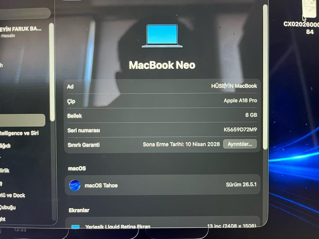 MacBook Neo 2026 (TERTEMİZ) - 4