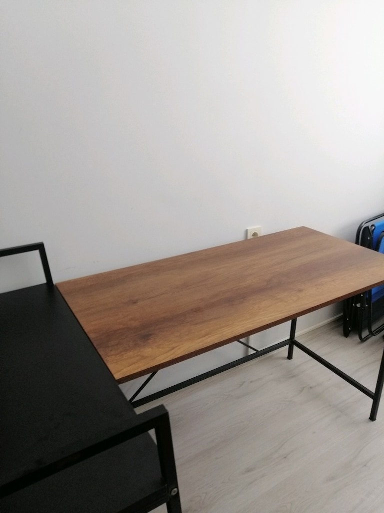 Kitaplıklı L şekli çalışma ofis bilgisayar masası çift yönlü kullanım - 10