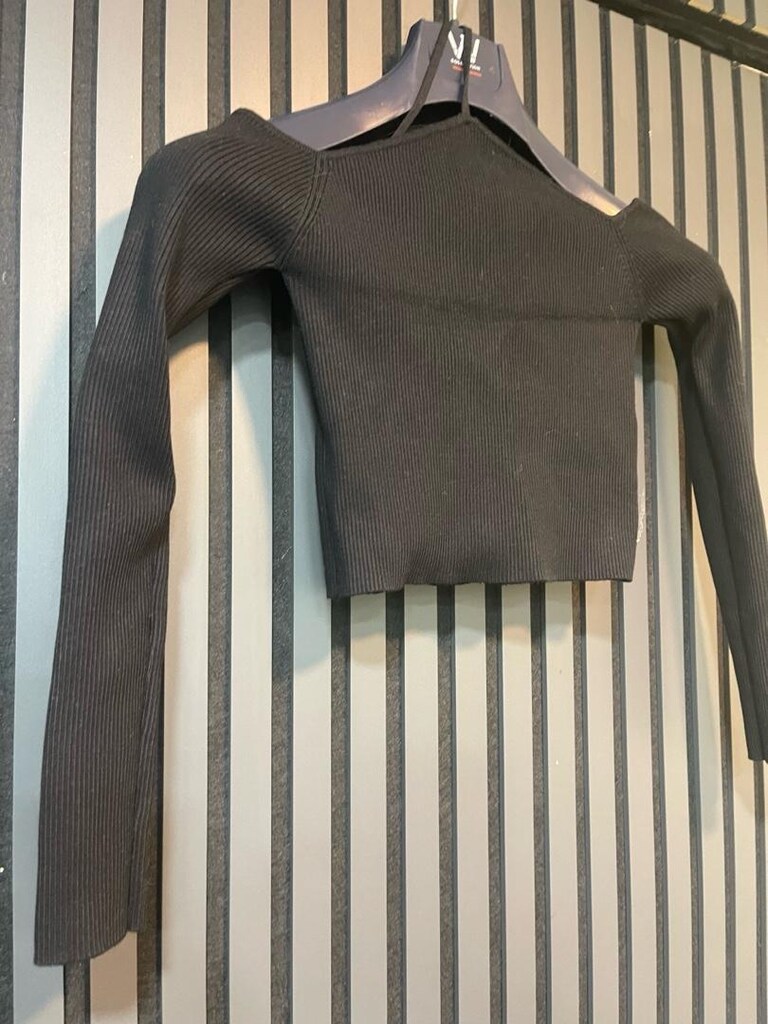 ZARA UZUN KOLLU CROP TOP - 2