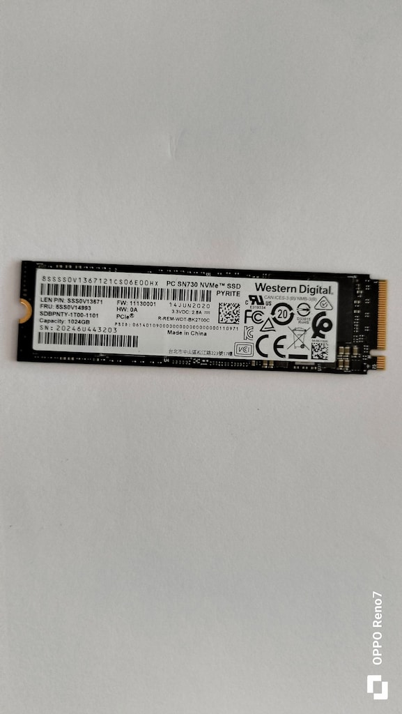 DEKOR BÜRO MOBİLYALARI WESTERN DIGITAL SN730 1 TB SSD İKİNCİ EL - 3