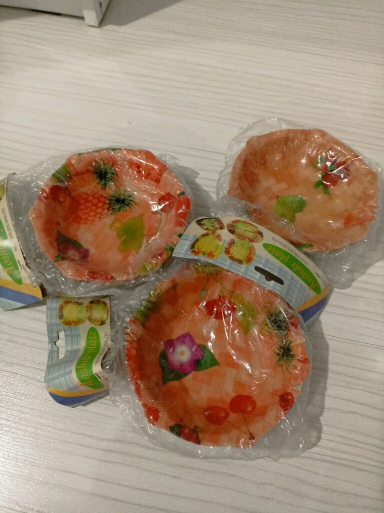 plastik tabak kase 18 adet sıfır..ö - 4