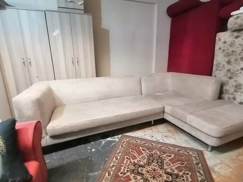 L köşe koltuk takımı silinebilir düzgün köşe takımı - 3