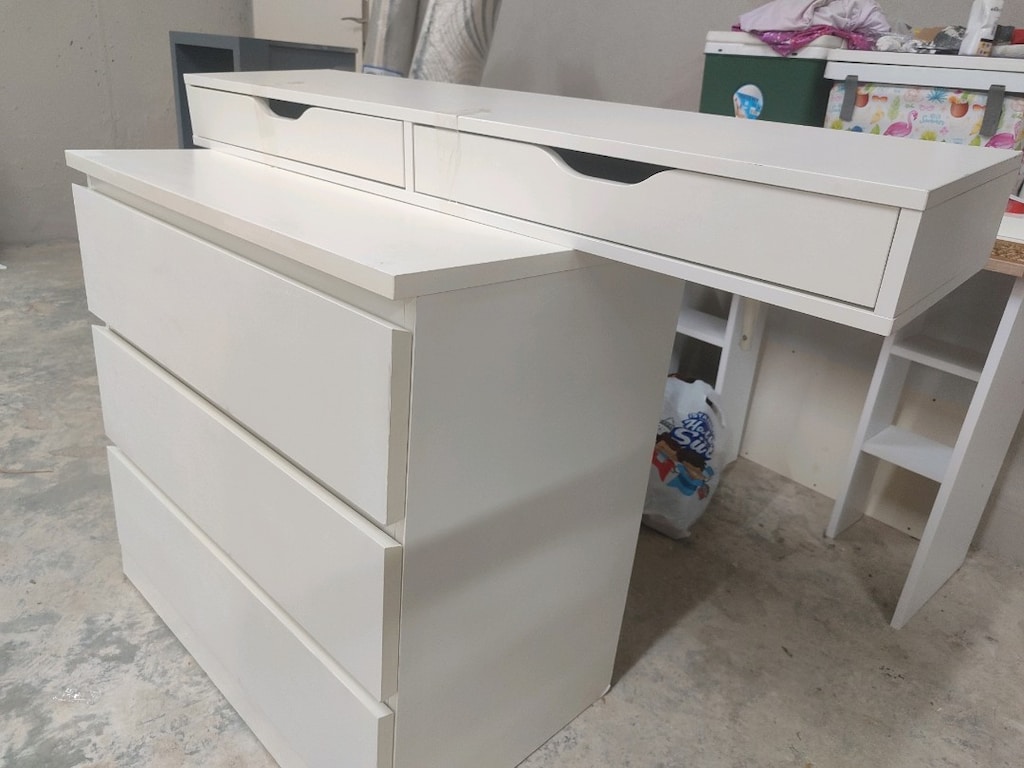 İkea Ekby Alex Cekmeceli Çalışma Masası Duvar Rafı - 7