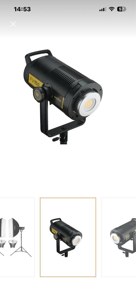 Godox FV150 2'li Kit 150 Watt Video Fotoğraf Işığı - 4