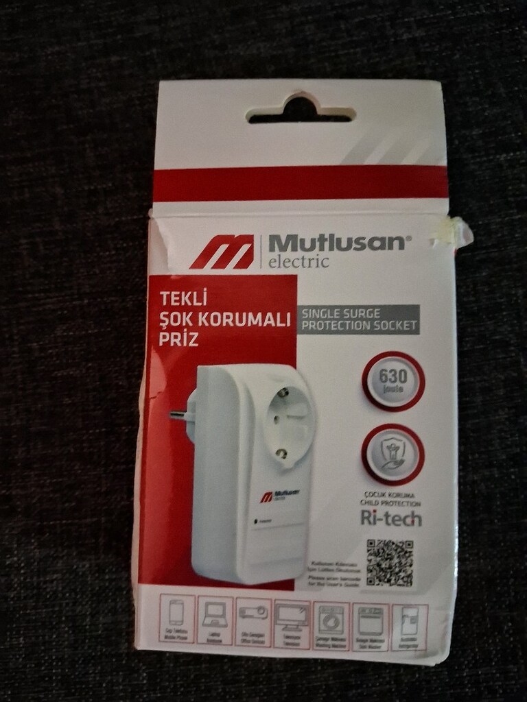 TEKLİ ŞOK KURUMALİ PRİZ ÜRÜN SİFİR - 5