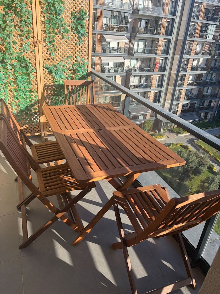 Katlanabilen 0 ayarında Balkon, Bahçe Takımı - 3