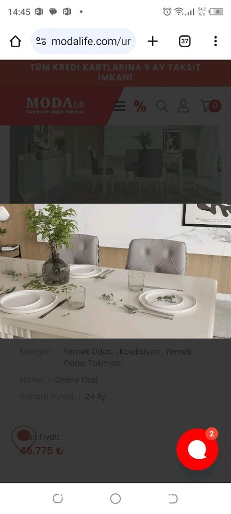 yemek odası takımı - 2