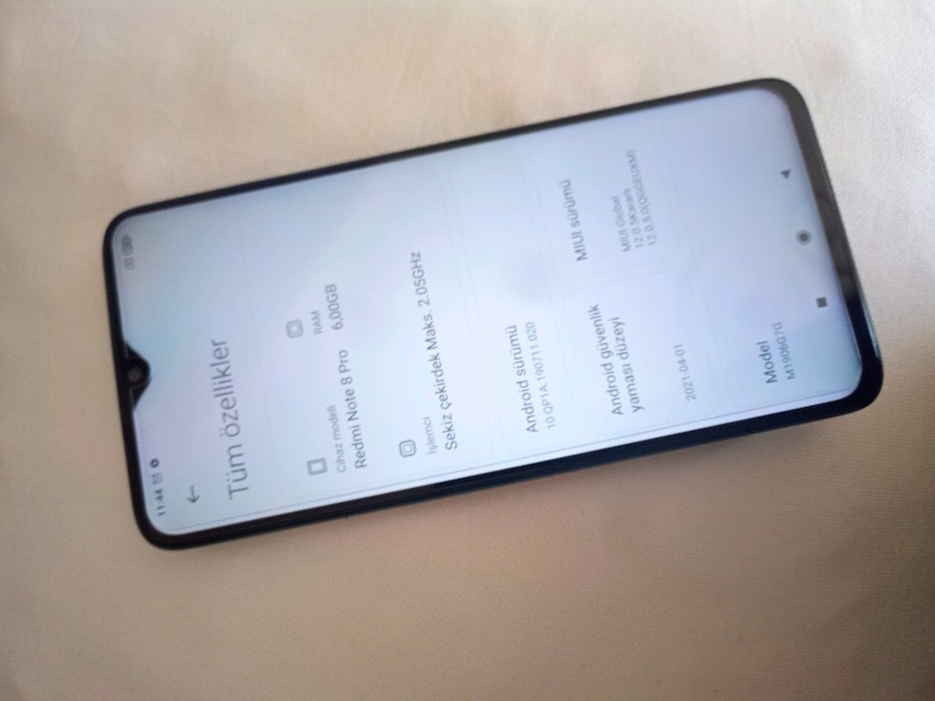NFC 128/6GB XİAOMİ REDMİ NOTE 8 PRO - 5