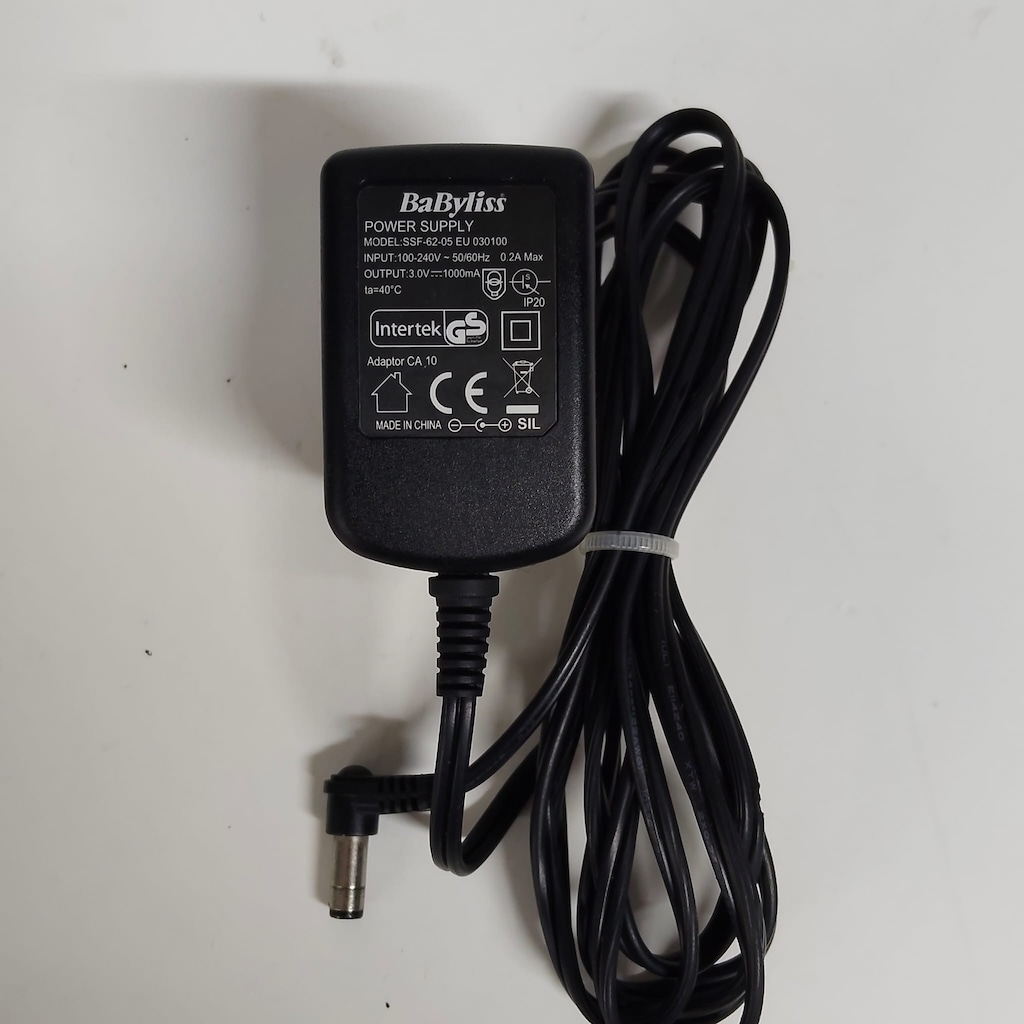Original Babylis SSF-62-05 EU 030100 Output: 3V-1000mA ŞARJ ALETİ ADAP - 4