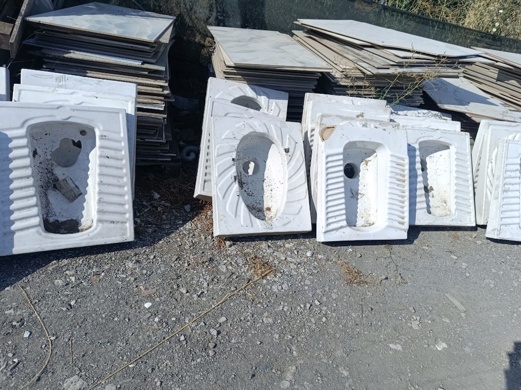 tuvalet taşı defolu ürünler tarlaya bahçeye uygundur - 11