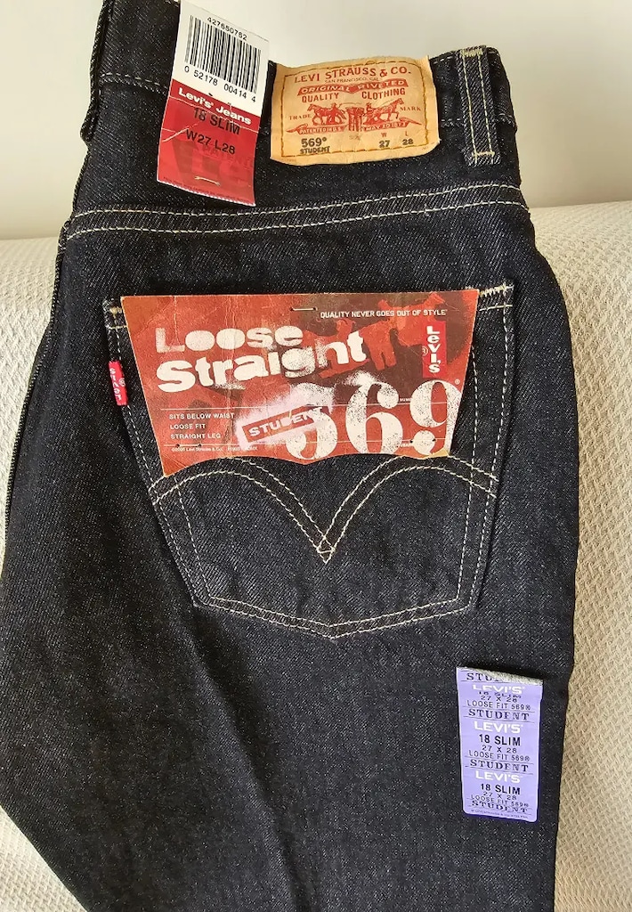 Orjinal Levis 569 , 27×28 beden , Sıfır