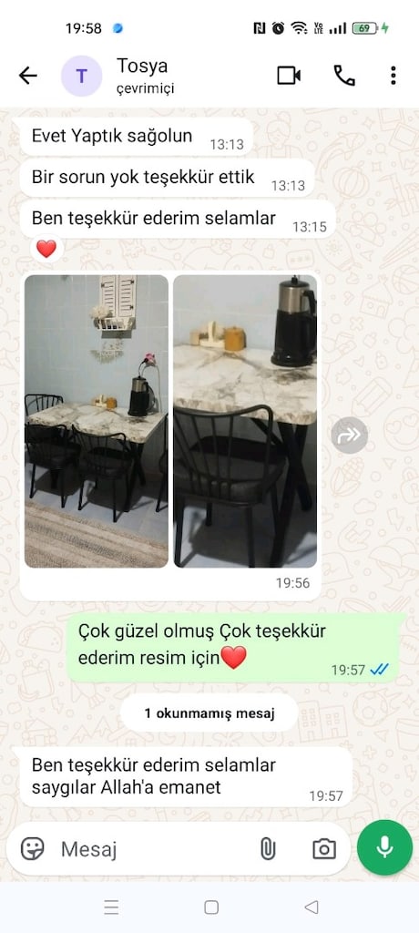 Uygun fiyat x ayak masa sandalye takımı modelleri - 9