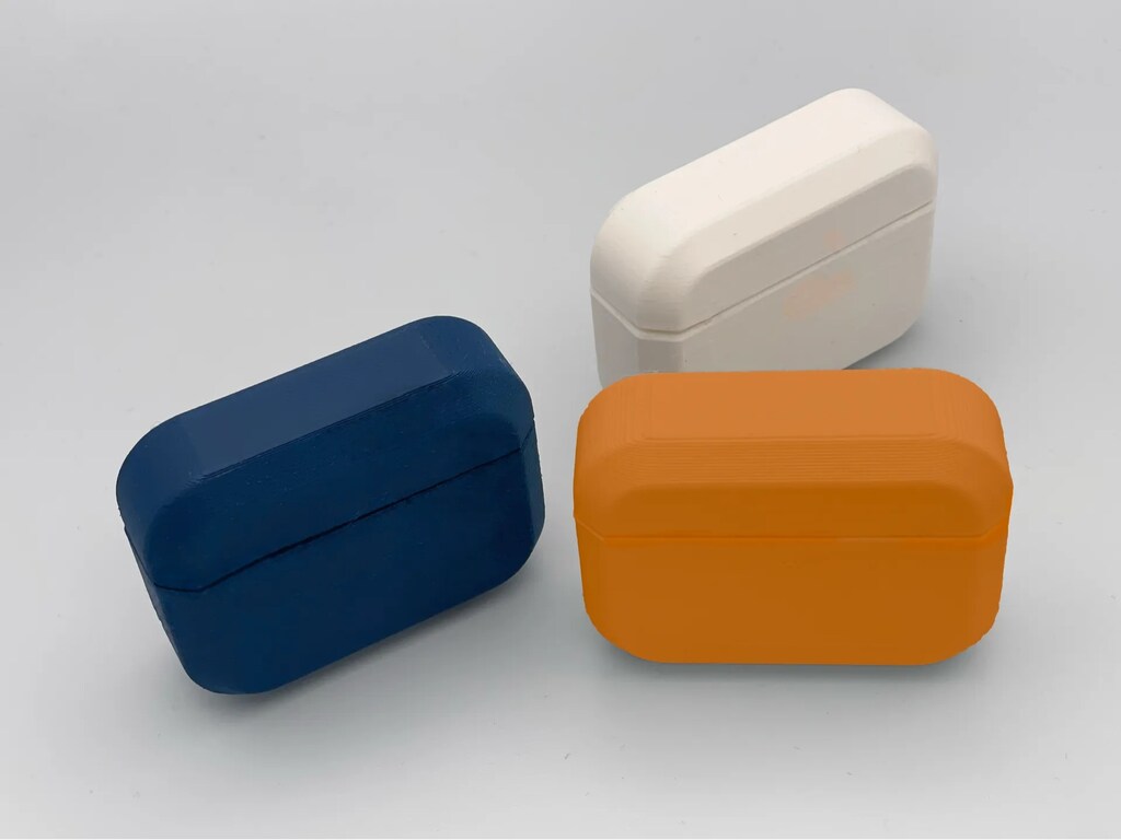 AirPods Pro 3 Kılıfı | Düz Kenarlı Tasarım | 3D Baskı | Sert PLA