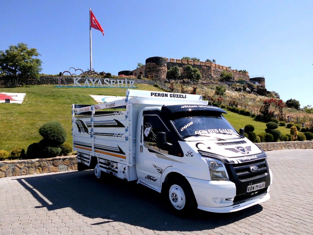 2008 FORD TRANSİT 350L TEK TEKER JUMBO KAMYONET RUHSATLI MASRAFSIZ - 2