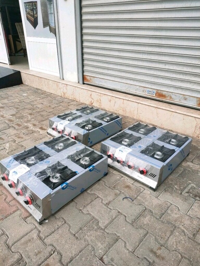 dörtlü set üstü ocak 4'lü tezgah üstü ocak tüplü doğalgazlı sanayi tip - 15