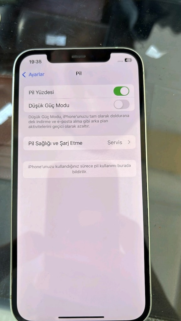 KARTA TAKSİT İPHONE 13 PRO MAX 128 GB PİL 98 SARJ ALETİ MEVCUT TEMİZ - 12