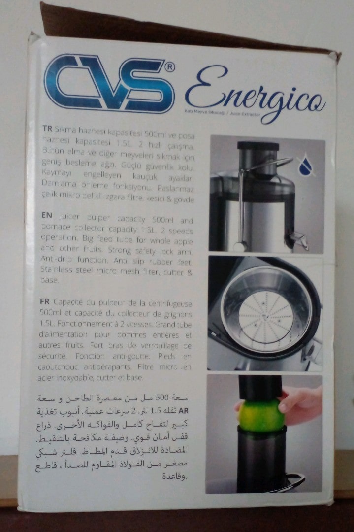 Katı meyve sıkacağı 600 watt sıfır - 3