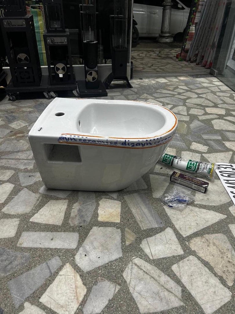 ASMALI BİDE SIFIR AYAK LAVABOSU SIFIR - 2