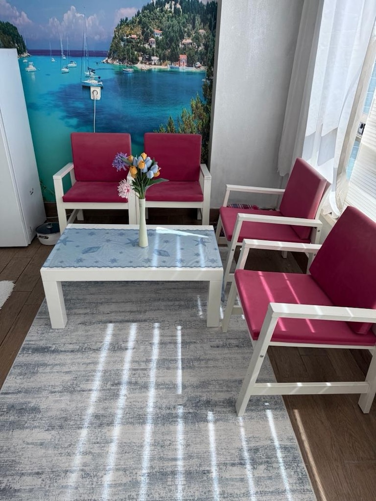 BALKON BAHÇE MOBİLYASI MASA SANDALYE - 6