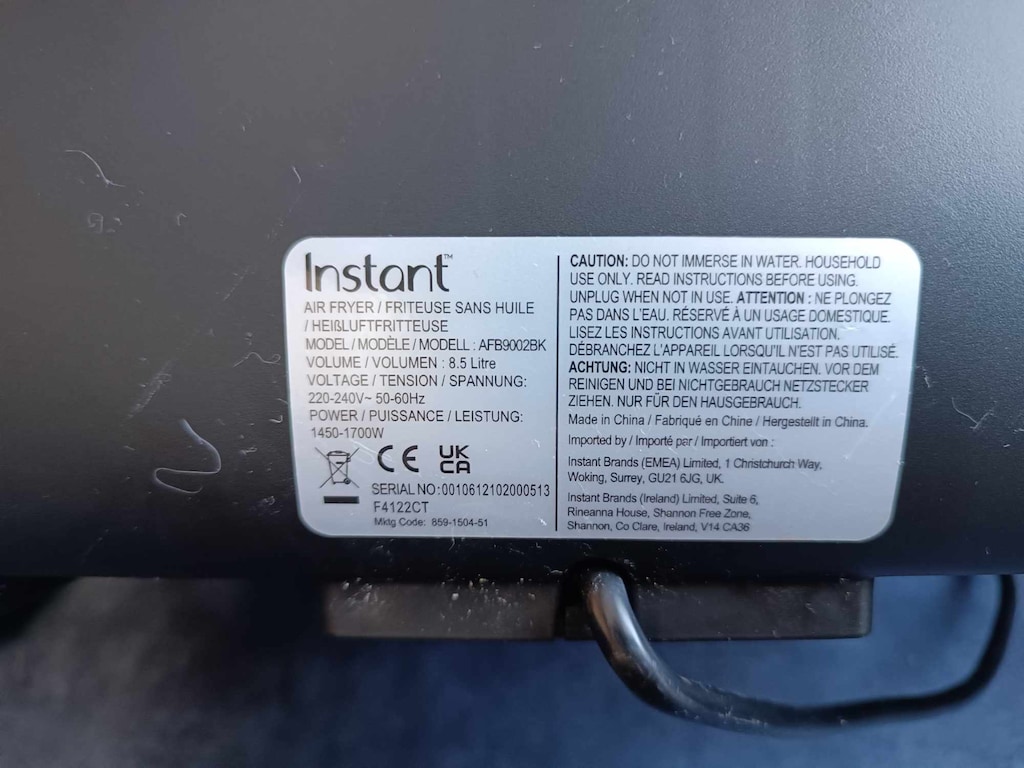Instant VersaZone Çift Hazneli Air Fryer (AFB9002BK) - 6