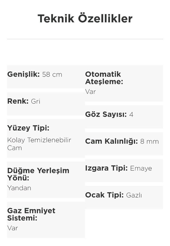 UĞUR BAYİİNDEN SIFIR ANKASTRE OCAK 9 TAKSİTLİ TAKSİTLİ - 5
