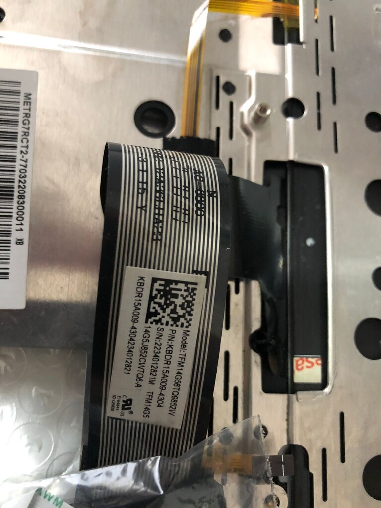 Monster Tulpar T7 V20 Orijinal Klavye Üst Kasa İKİNCİ EL - 5