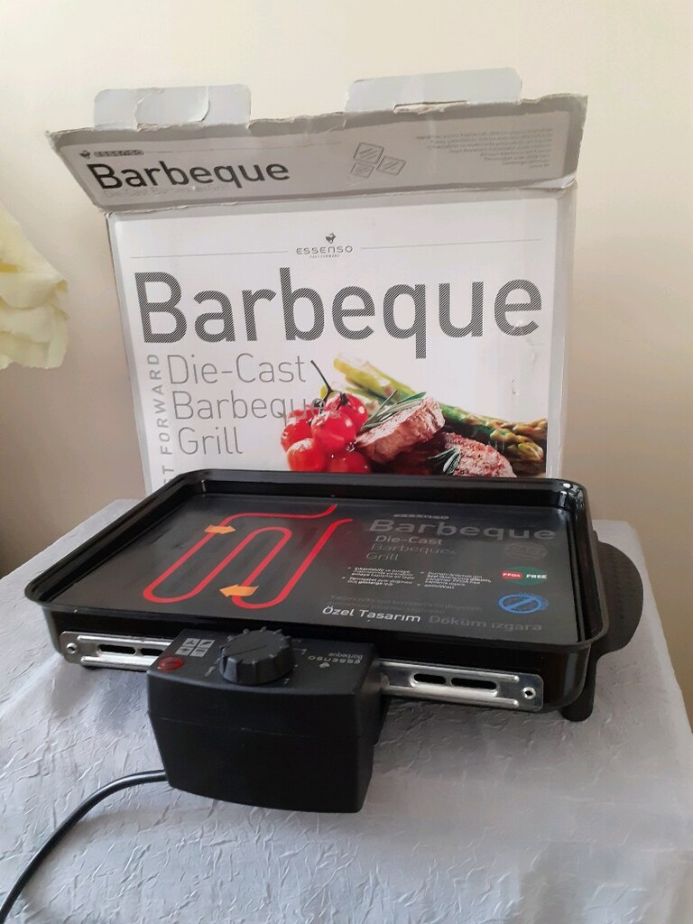 Essenso Döküm Elektrikli Barbeque Grill (Dumansız Izgara) - 7