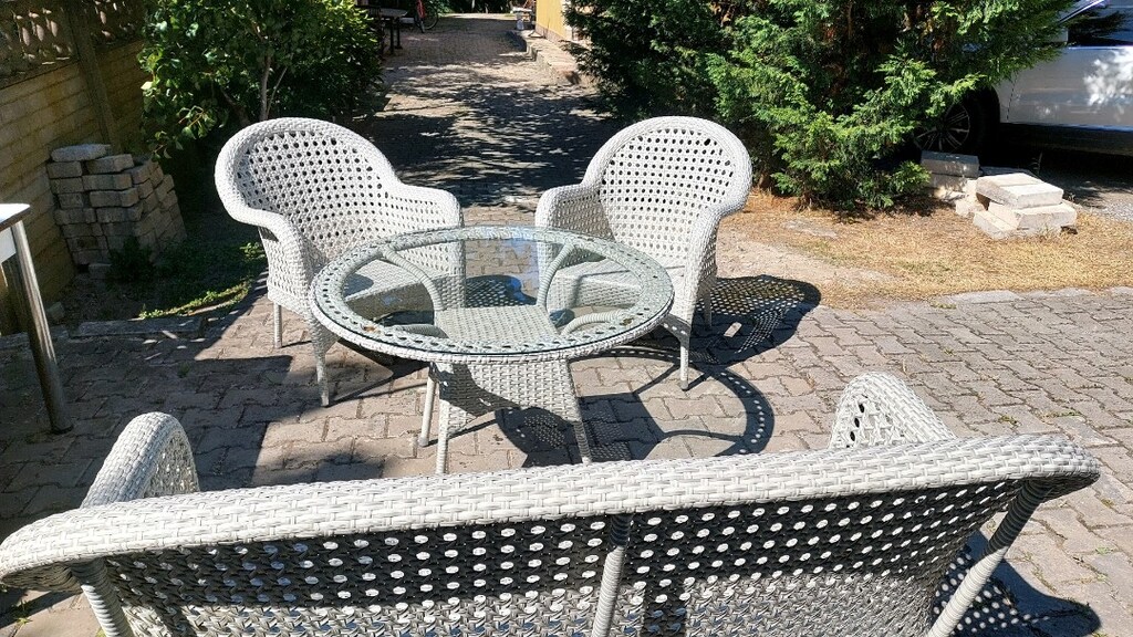 rattan masa sandalye takımı - 2