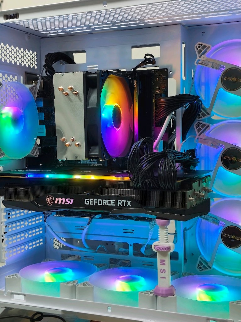 RYZEN5 7500F 16GB RAM 10GB RTX 3080 1TB M2SSD 750W AKVARYUM OYUNCU PC - 5