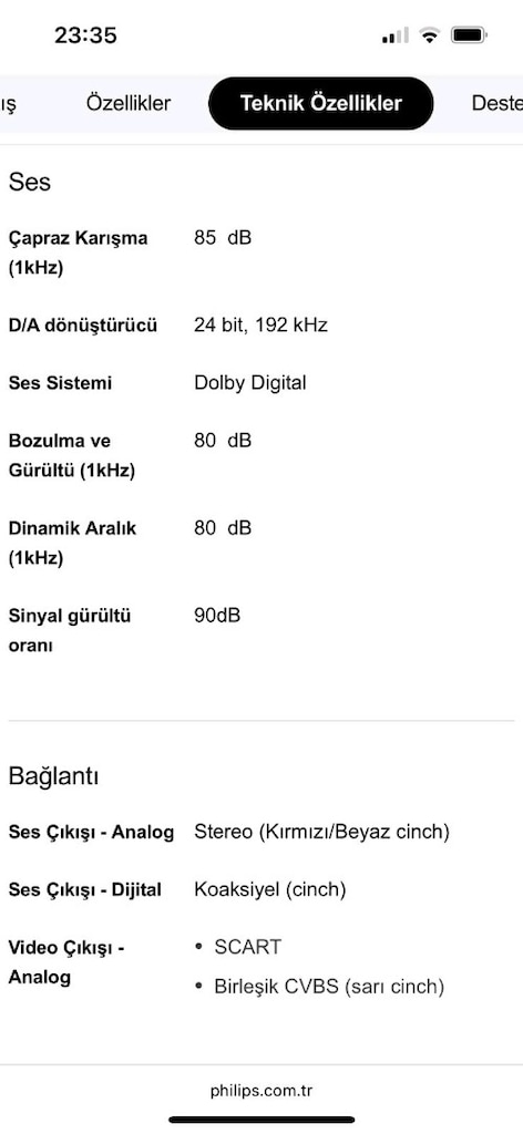 Philips DVP320 Dvd Player - 5