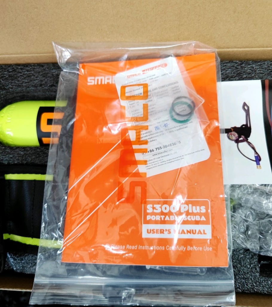 Smaco S300Plus 0.5L Mini Dalış Tüpü - 9