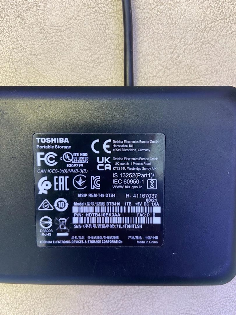 TOSHİBA 1TB HARİCİ HARDDİSK - 2