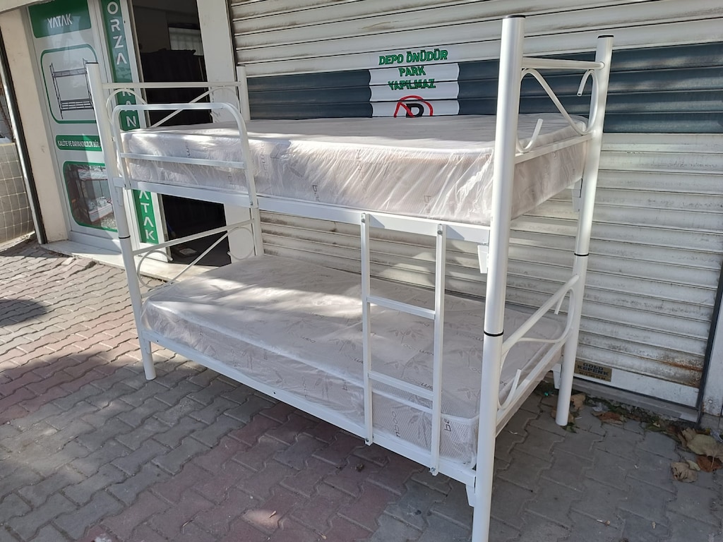 beyaz ranza ıkı yataklı - 3
