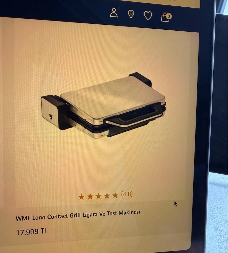 WMF LONO contract grill ızgara ve tost makinası - 12