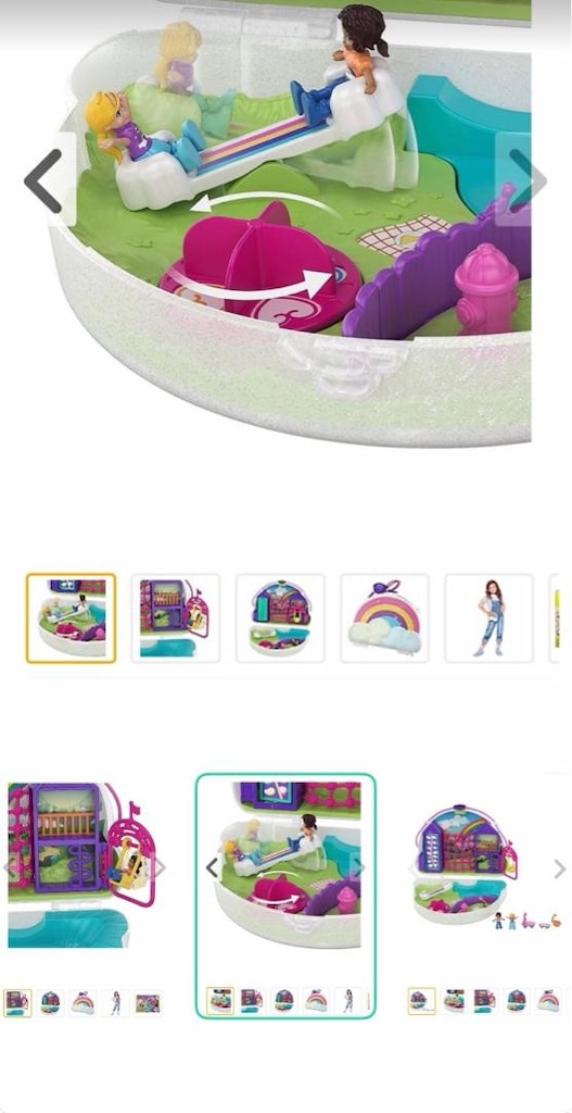 Polly pocket gökkuşağı çanta - 4