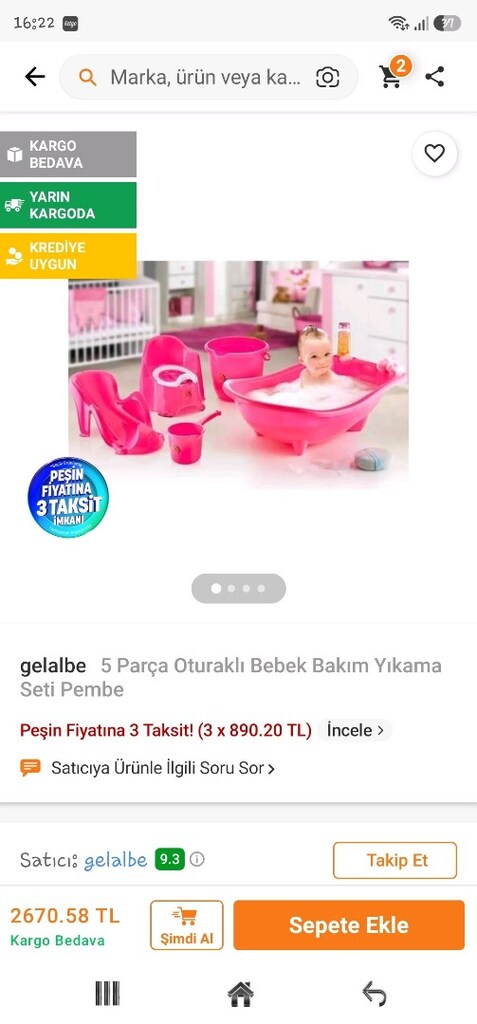 bebek banyo seti - 5