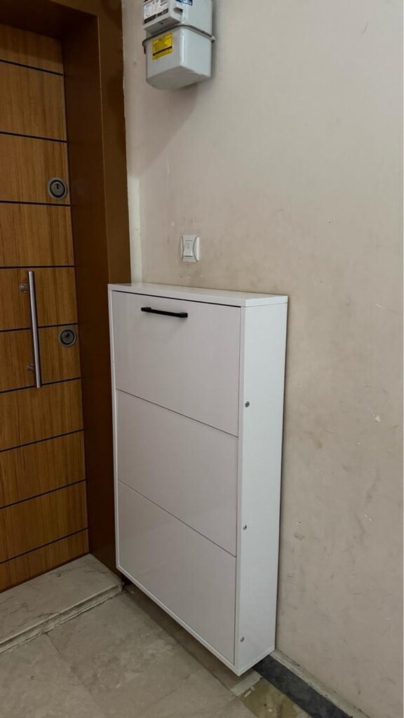 ahşap kapı önü ayakkabılık - 3