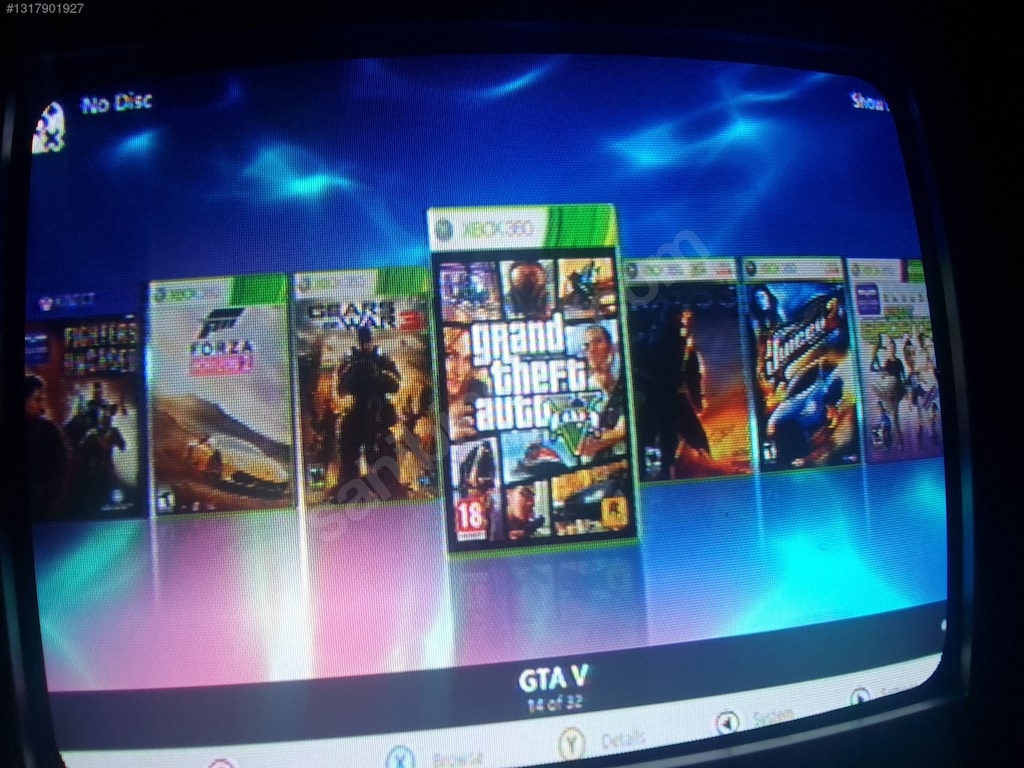 xbox 360s kutulu rhg3 kırık oyun konsolu 250gb hdd 31 oyun 360 s - 3