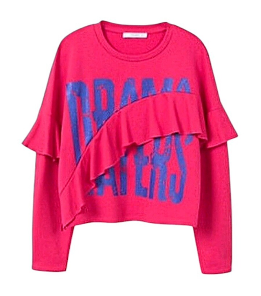 MANGO FUŞYA SWEATSHİRT - 7