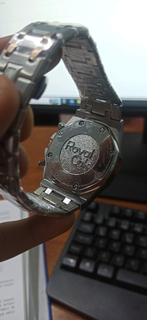 Audemars Piguet fonksiyonlu takvimli pilli çelik kol saati - 12