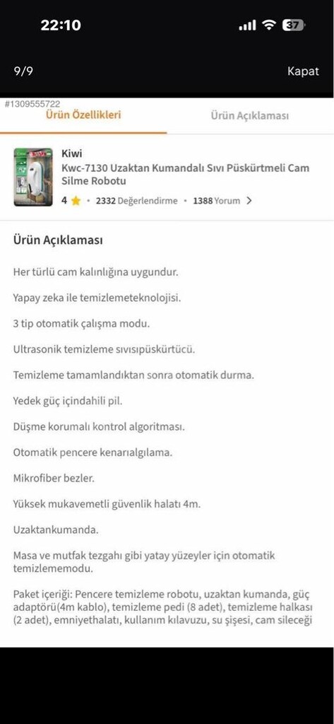 Cam temizleme robotu - 6