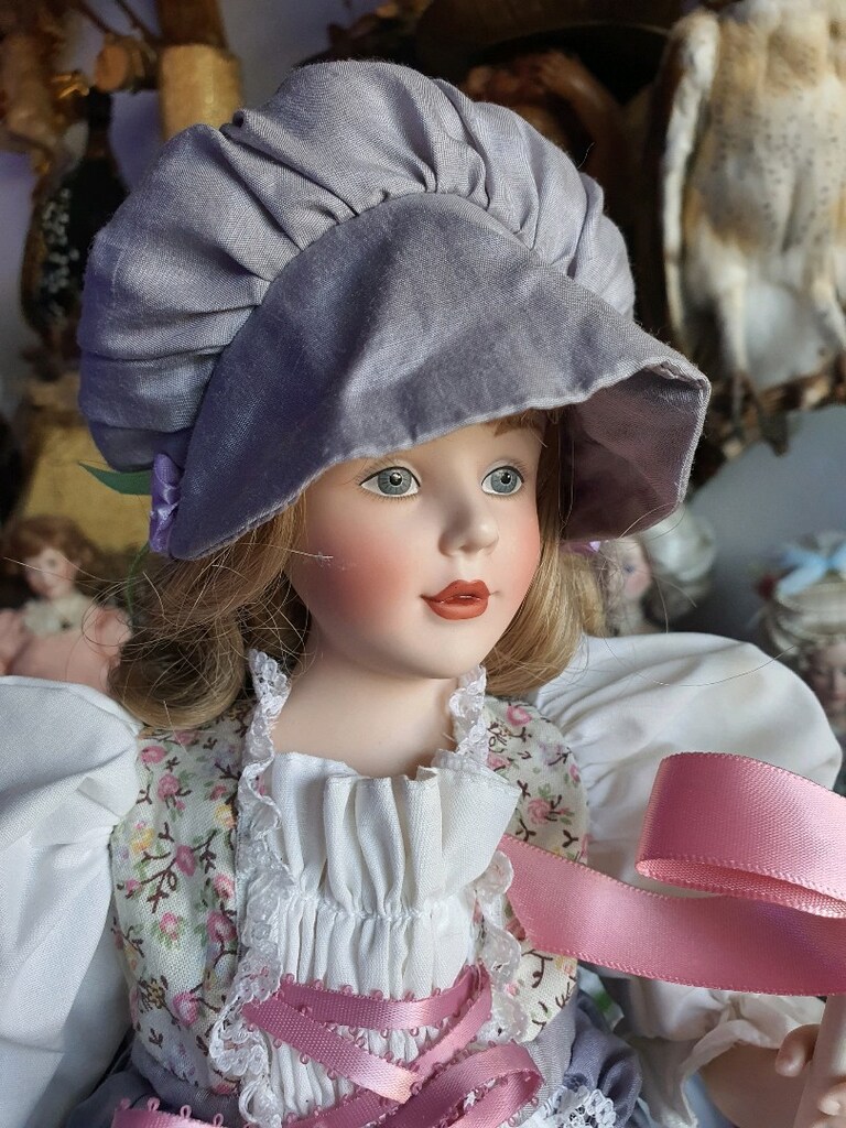 porselen bebek damgalı sertifikalı vintage - 14