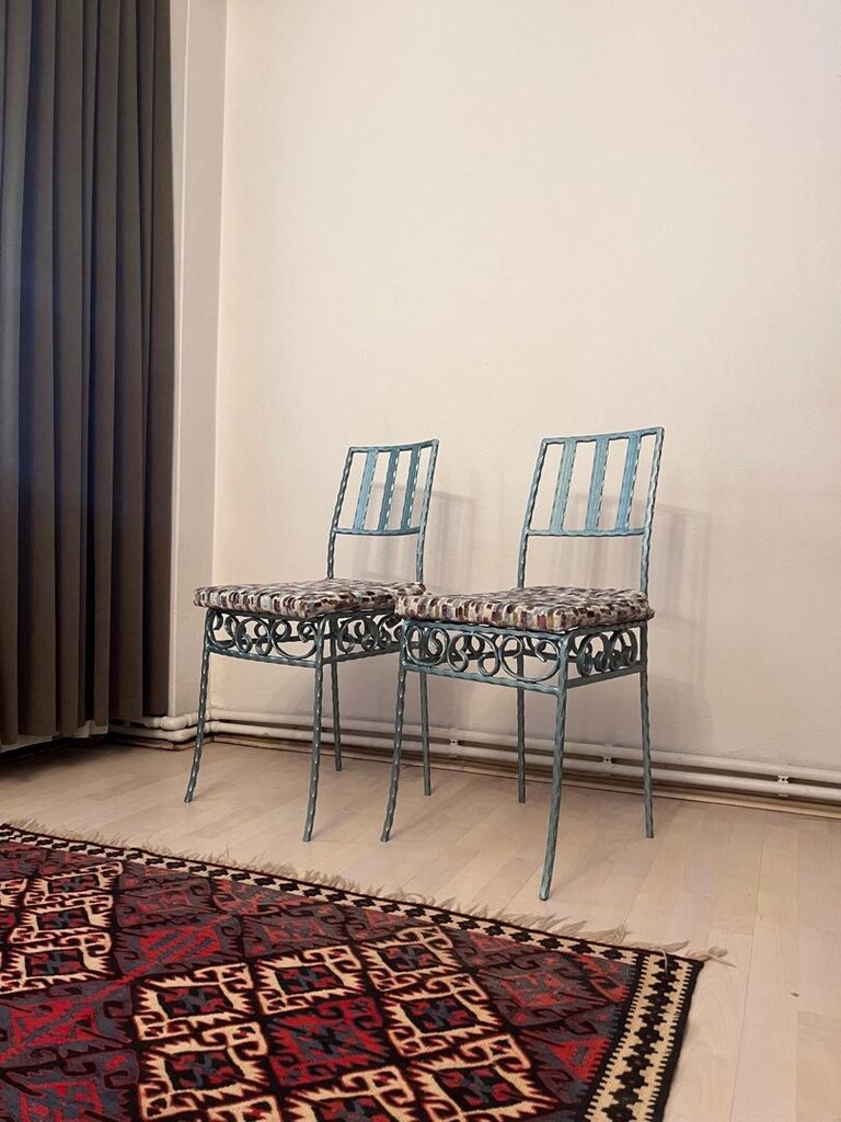 Özel Yapım Ferforje Sandalye - 3