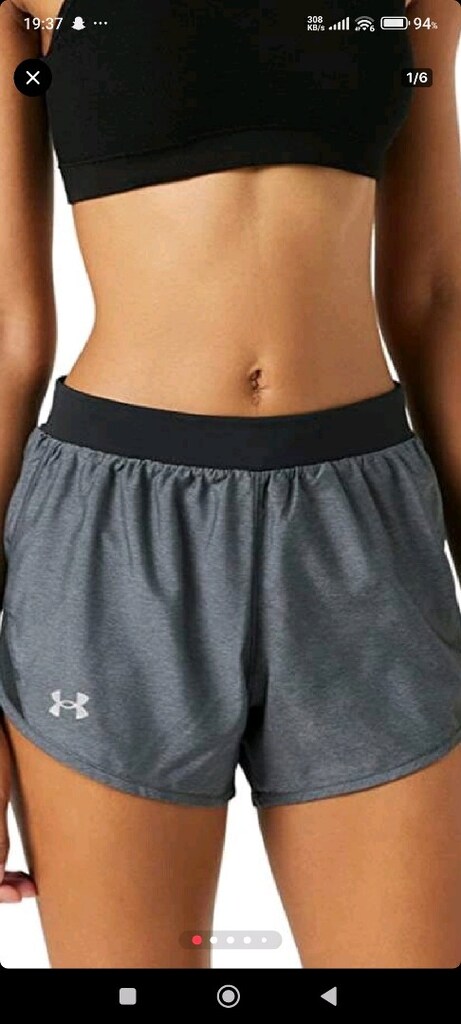 under armour 1/2 kez giyilmis olabilir sort cepli hafif - 2