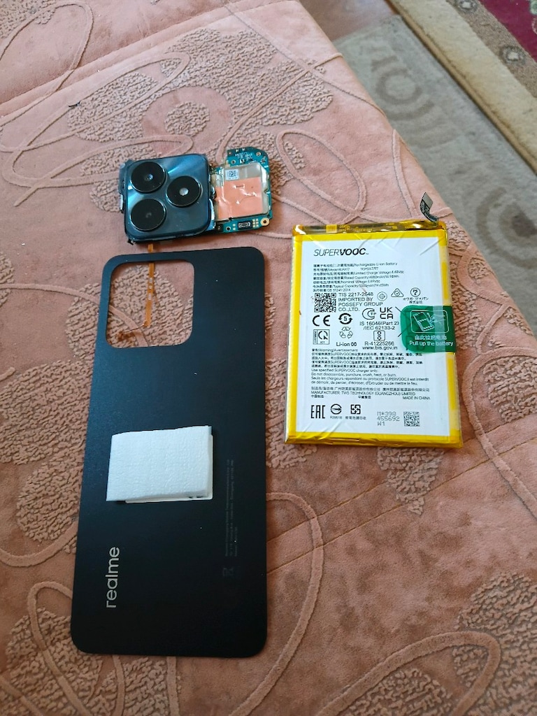 ORJ REALME C53= KAYITLI ANAKART= KAMERA BATARUA ARKA KAPAK - 2