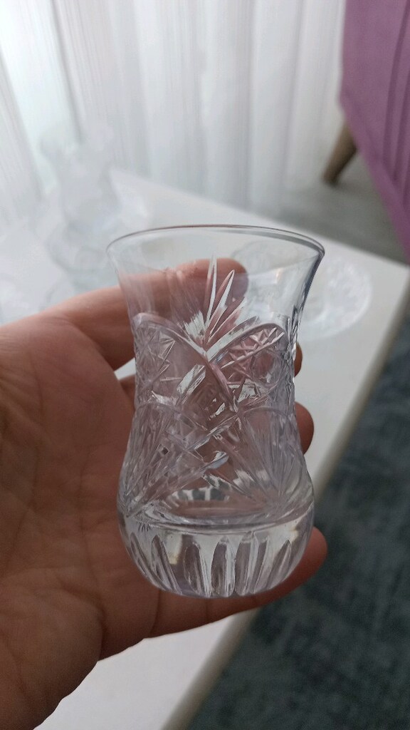 kristal çay bardağı - 4