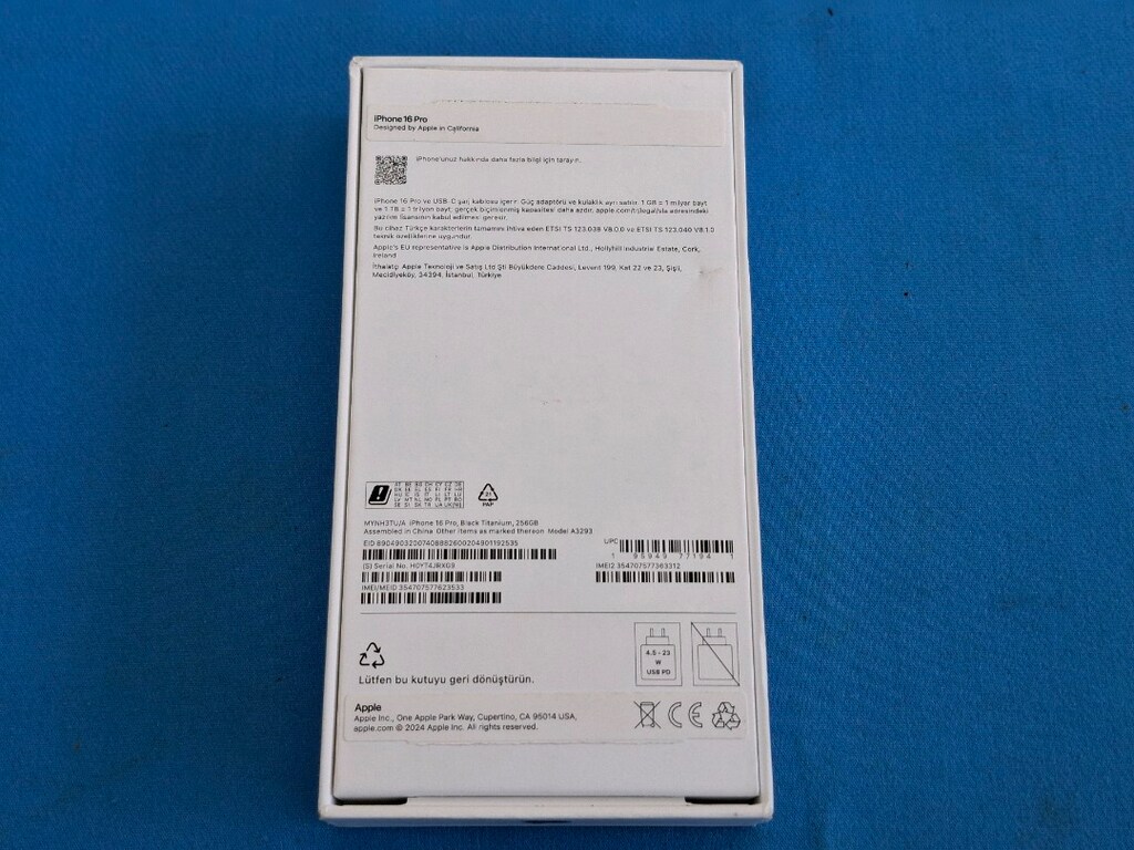 iPhone 16 Pro Max Orjinal Boş Kutu - 3