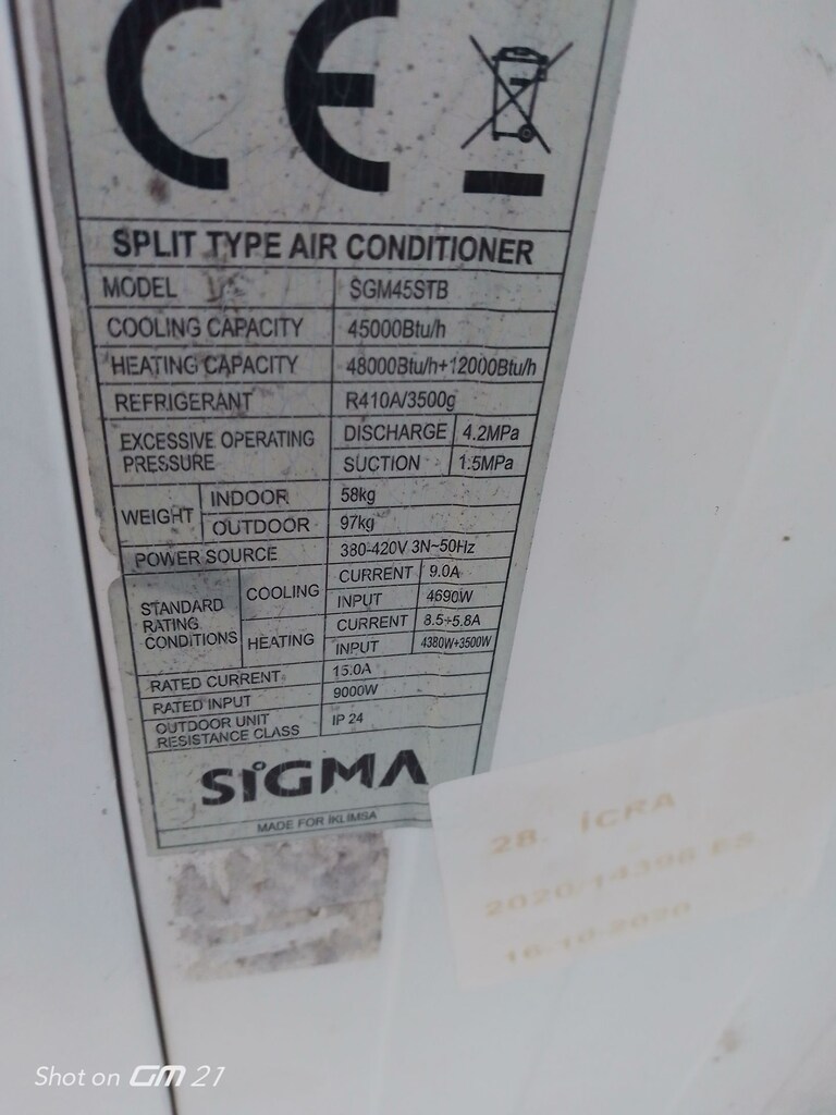 24000 BTU kilima - 2
